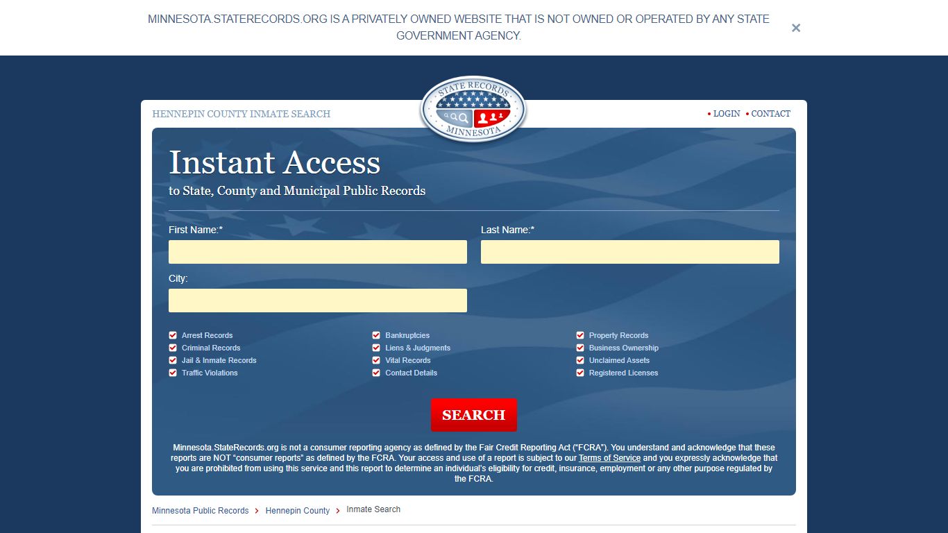 Hennepin County, Minnesota Inmate Search | StateRecords.org